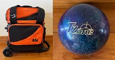 BOULE DE QUILLE/ BOWLING ET SAC À MOITIÉ PRIX