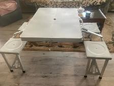 Folding Picnic Table - Seats Four - Photo 3