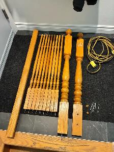 rampe en chêne 60$ - Photo 3