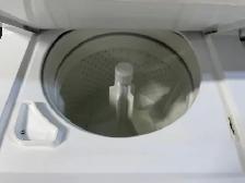Laveuse sécheuse superposées (stacker) 27'' blanche GE - Photo 3