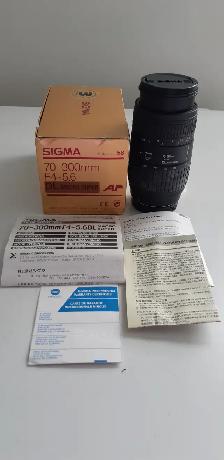 SIGMA CAMERA AF-MF 70-300 MM F4-5.6 DL MACRO SUPER ZOOM LEN (New