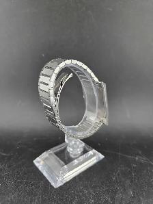 GUCCI 111M SQUARE MENS SILVER WATCH - Photo 3
