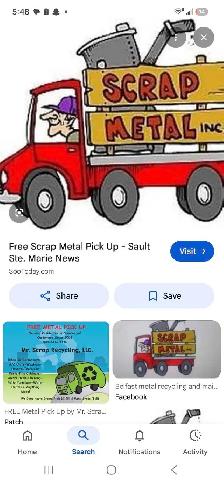 scrap metal pick up