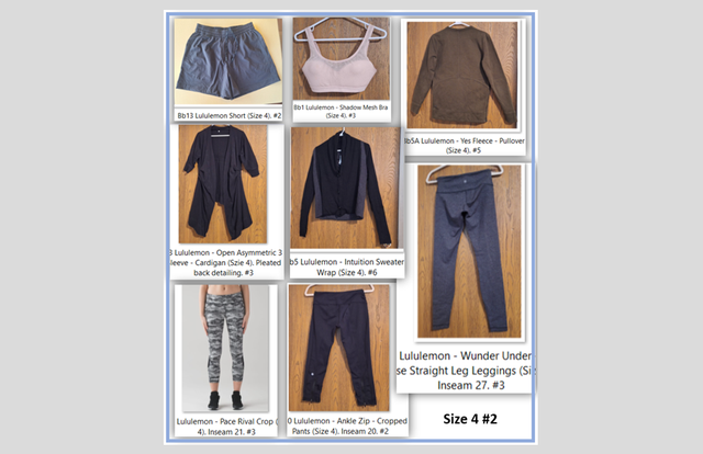 Lululemon (Size 4). Excellent/Good condition. #Bb30-2