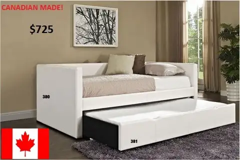 MIKE HAS CANADIAN MADE  DAYBEDS WITH TRUNDLE!