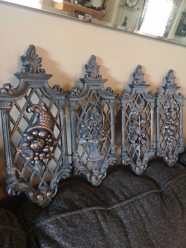 4 Vintage Syrco Copper craft Accents