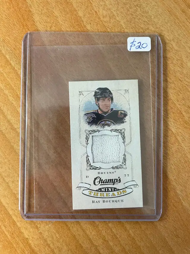 2008-09 Upper Deck Champ's Mini Threads #CTBO Ray Bourque