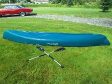16.5 ft Waterquest Canoe - Hybrid Square Back With 2 Paddles