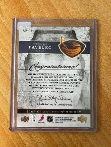 2008-09 Artifacts Autofacts Ondrej Pavelec Atlanta Thrashers - Photo 2