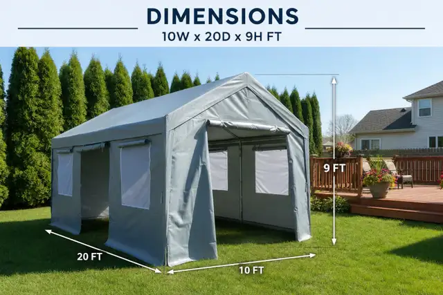 MMW 10ft x 20ft Heavy Duty Tent Special $399