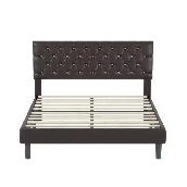 Brand New Double size Full Button-Tufted Faux Leather $89 - Photo 7
