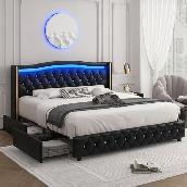 Brand New 4-Drawer King Bed with Headboard $259 - Photo 7