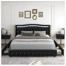 Brand New 4-Drawer King Bed with Headboard $259 - Photo 8