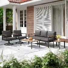 Brand New 5pcs  Patio Furniture with Swivel Chair Special $999 - Photo 3