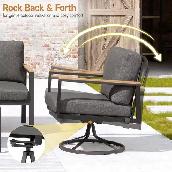 Brand New 5pcs  Patio Furniture with Swivel Chair Special $999 - Photo 7