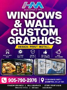 Custom Window & Wall Graphics | Professional Design &  Print