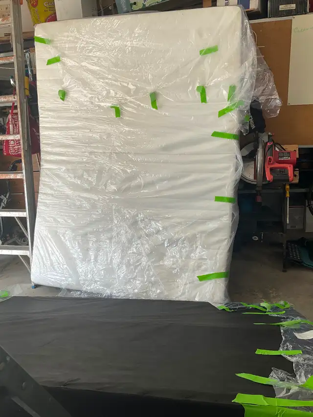 FREE QUEEN MATTRESS AND BOX SPRING