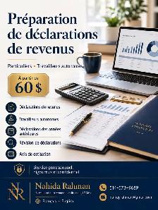 Préparation d’impôts | Particuliers et travailleurs autonomes