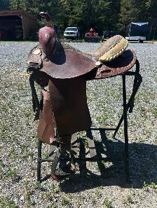 western horse saddle