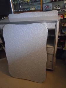 1950s Retro Vintage Grey Kitchen table with Matching Buffet! - Photo 7