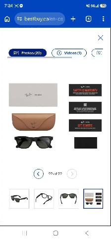 Ray-Ban Meta Wayfarer Smart Glasses - Photo 2