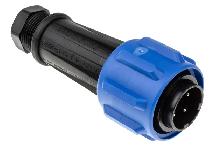 Bulgin Circular Connector, 4 Contacts, Cable Mount, Plug, Male, - Photo 4