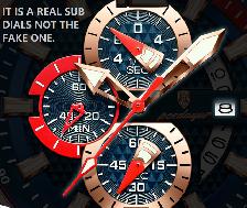 PREMIUM QUALITY POEDAGAR CHRONOGRAPH WATCH FOR SALE - Photo 2