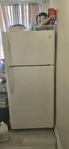 For sale. Refrigerator Kenmor, almost new, in good condition.