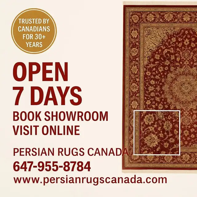 YOU WILL FIND PERSIAN AREA RUGS 5,000  TORONTO SALE 70% SAVINGS