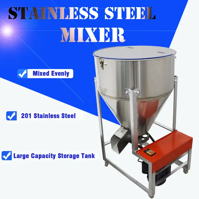 201Stainless Steel Feed Mixer Plastic Granular Blender021528