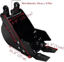 Narrow Trenching Bucket for Mini Excavators Digger 033174 - Photo 8