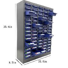 75 Drawers Parts Cabinet Hardware Tool Storage Cabinet 054588 - Photo 2