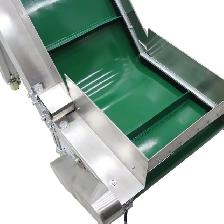 110V Industrial Transport PVC Belt Climbing Conveyor 230351 - Photo 2