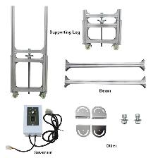 110V Industrial Transport PVC Belt Climbing Conveyor 230351 - Photo 5