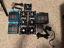 Seven Lian Li SL120 V2 PC Case Fans