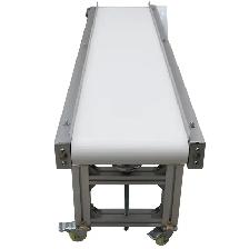 59''x12'' Baffle White Food Grade PU Belt Conveyor 110V 230556 - Photo 4
