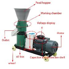 6mm Farm Animal Pellet Mil Machine 220V Feed Granulator 239399 - Photo 2