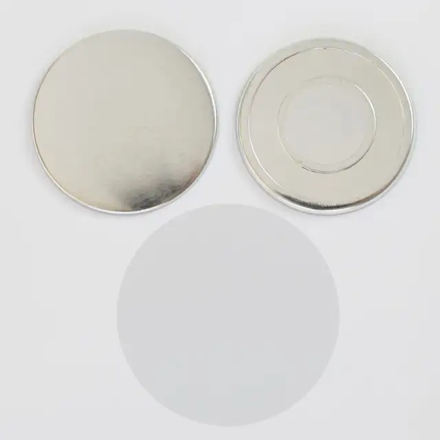 Variety Sizes Magnetic Button Metal Round Badges for DIY 015600