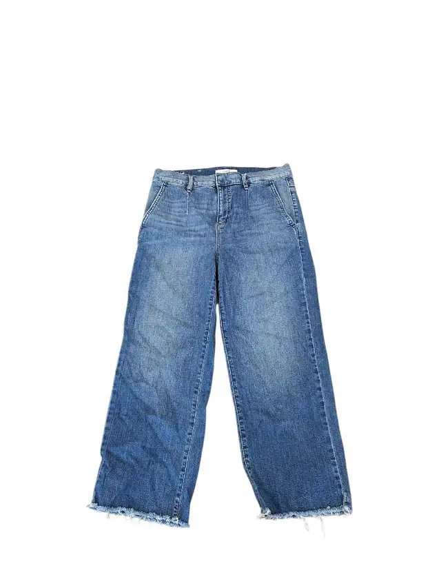 Dynamite DYNDNM Karlie High Rise Wide Leg Cropped Jeans