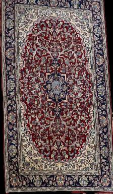 Kashan Persian Handknotted Wool Rug 5.0 x 7.5′ (2)