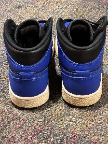 Men’s,  Air Jordan 1 Mid Hyper Royal Basketball Shoes - Photo 4