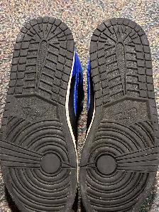 Men’s,  Air Jordan 1 Mid Hyper Royal Basketball Shoes - Photo 5
