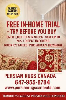SALE AREA RUG 5,000 pcs PERSIAN RUGS TORONTO SHOWROOM – 70% OFF - Photo 3