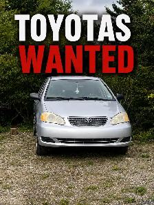 BUYING TOYOTAS ANY CONDITION