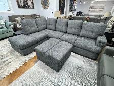 New Comfortable Sectional Sofa With RHS Chaise Clearance