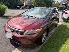 2012 Honda Civic LX - new winter tires