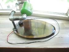 BANKERS LAMP STEAMPUNK LIVE EDGE WALNUT DESK LAMP ONE OF A KIND
