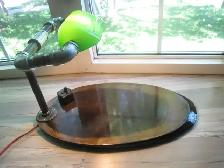 BANKERS LAMP STEAMPUNK LIVE EDGE WALNUT DESK LAMP ONE OF A KIND - Photo 2