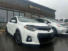2016 Toyota COROLLA 2016 TOYOTA COROLLA S – 6-SPEED MANUAL – SAF