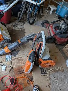 stilh commercial electric mower and m leaf blower - Photo 4